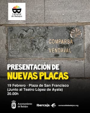 Acto de presentaciÃ³n de nuevas placas en el Paseo del Carnaval