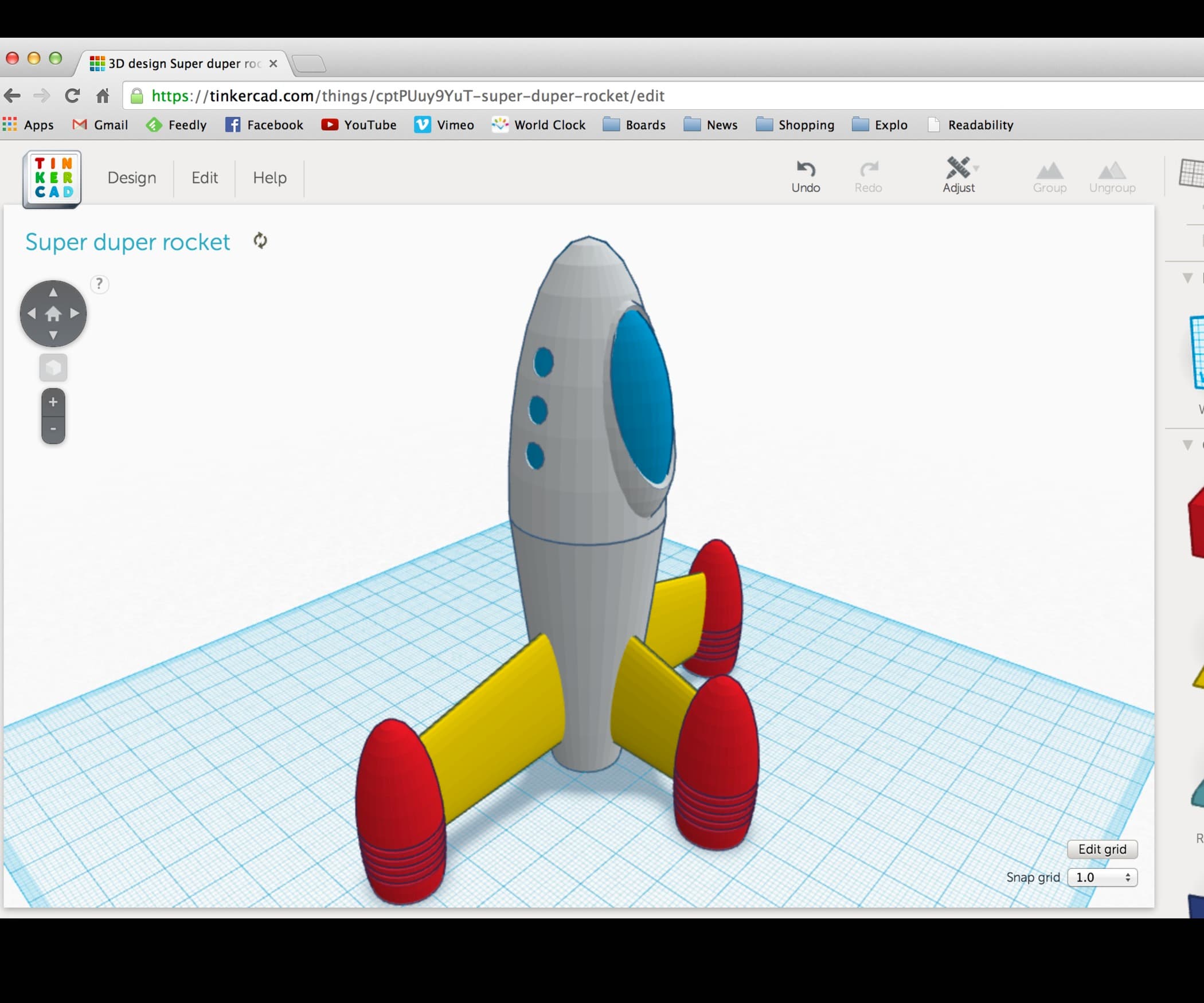 Diseño 3D con TinkerCad